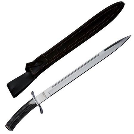 Daga Januel Mango De Ciervo Hoja 33 Cm