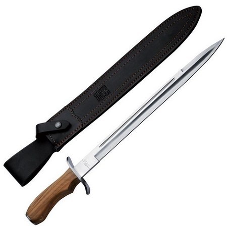 Daga Januel Manico In Olivo Lama Di 33 Cm