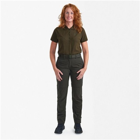 DAMEBUKSER DEERHUNTER ZIP OFF LADY SLOGEN - TIMBER