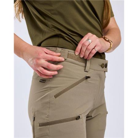 DAMEBUKSER PINEWOOD ABISKO LIGHT STRETCH - MOLE BRUN