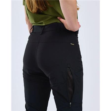 DAMEBUKSER PINEWOOD ABISKO LIGHT STRETCH - SORT