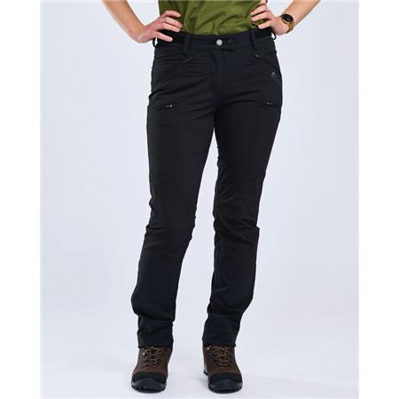 DAMEBUKSER PINEWOOD ABISKO LIGHT STRETCH - SORT