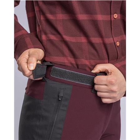 DAMEBUKSER PINEWOOD FINNVEDEN HYBRID W - BORDEAUX/ANTRACIT