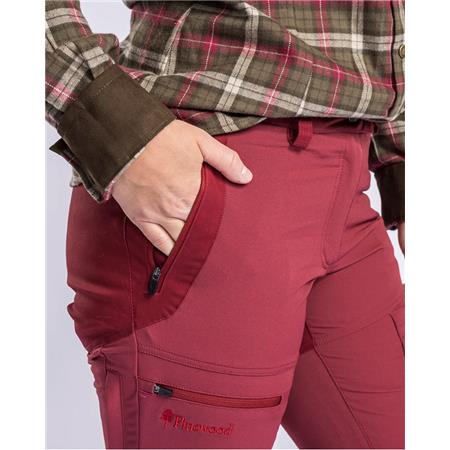 DAMEBUKSER PINEWOOD FINNVEDEN HYBRID W - RØD