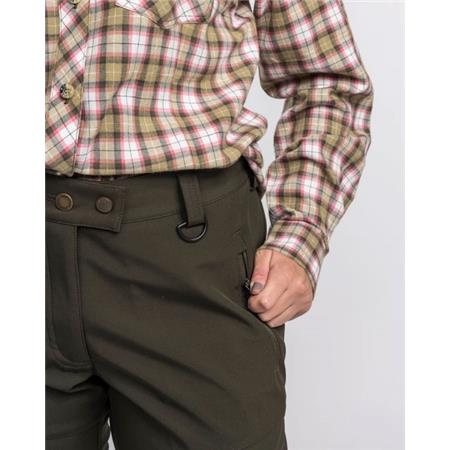 DAMEBUKSER PINEWOOD WILDA STRETCH SHELL W - VERT