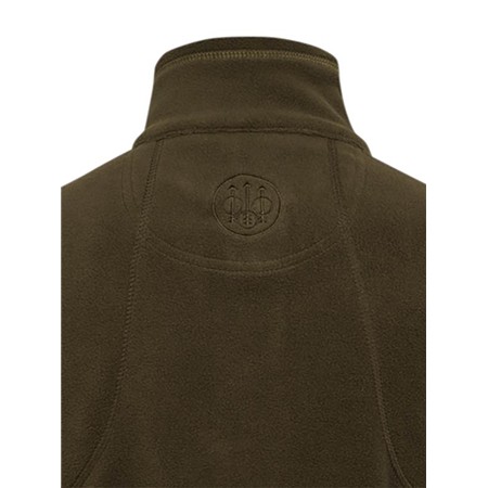 DAMEFLEECE BERETTA HP LOGO W FULL ZIP - MOSGRØN