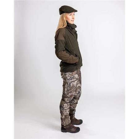 DAMEFLEECE PINEWOOD SMÅLAND FOREST FLEECE W - GRØN