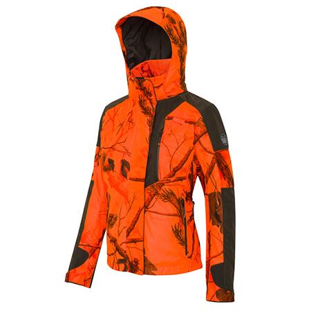 Damejakke Beretta Juniper W Jacket - Orange Camouflage