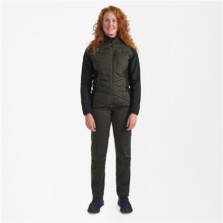 DAMEJAKKE DEERHUNTER ZIP-OFF LADY MOOR - TIMBER