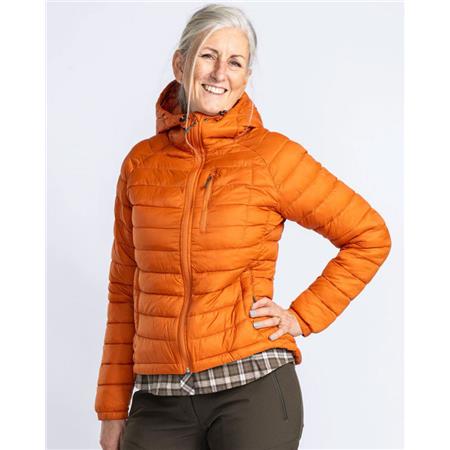 DAMEJAKKE PINEWOOD ABISKO INSULATION - BRÆNDT ORANGE