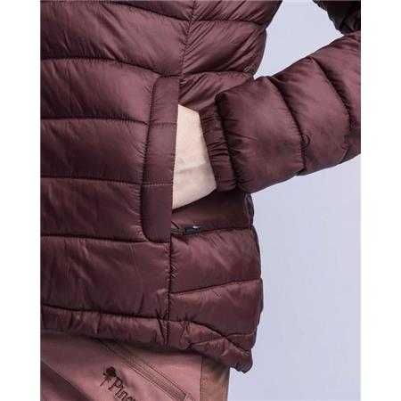 DAMEJAKKE PINEWOOD ABISKO INSULATION - EARTH PLUM