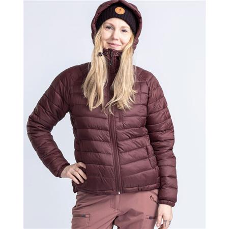 DAMEJAKKE PINEWOOD ABISKO INSULATION - EARTH PLUM