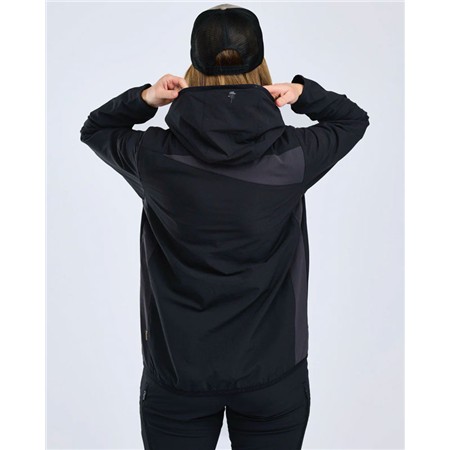 DAMEJAKKE PINEWOOD ABISKO LIGHT STRETCH - SORT/ANTRACIT