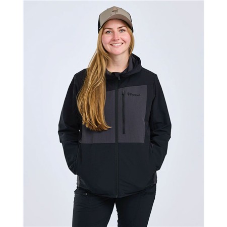 DAMEJAKKE PINEWOOD ABISKO LIGHT STRETCH - SORT/ANTRACIT