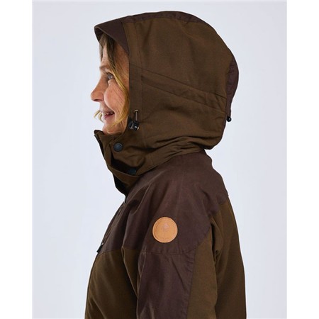 DAMEJAKKE PINEWOOD FINNVEDEN HYBRID - BRUN