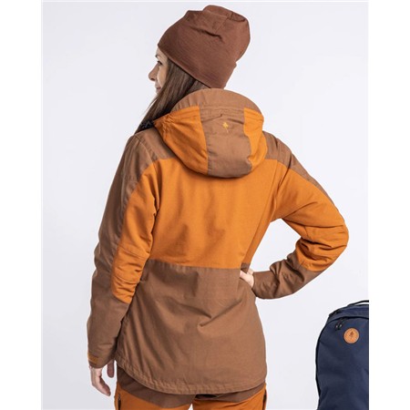 DAMEJAKKE PINEWOOD FINNVEDEN HYBRID EXT - FUDGE/NOUGAT