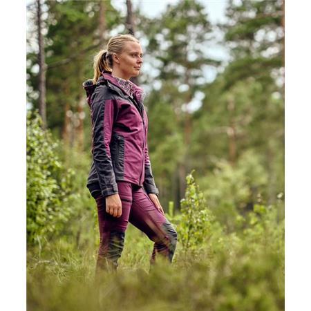 DAMEJAKKE PINEWOOD FINNVEDEN HYBRID W - FUCHSIA/ANTRACIT