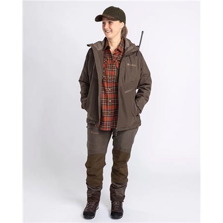 DAMEJAKKE PINEWOOD FURUDAL CARIBOU HUNT EXTREME W - BRUN/OLIVEN