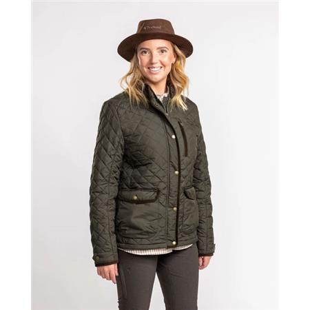 DAMEJAKKE PINEWOOD NYDALA CLASSIC QUILT - GRØN