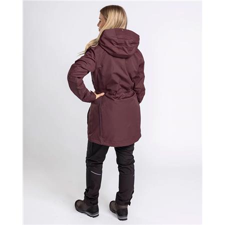 DAMEJAKKE PINEWOOD WILDA W - BORDEAUX