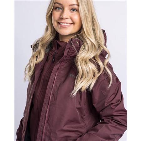 DAMEJAKKE PINEWOOD WILDA W - BORDEAUX