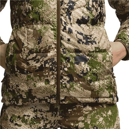 DAMEJAKKE SITKA MICRODOWN HOODED - OPTIFADE SUBALPIN