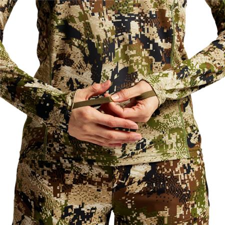 DAMEN-LANGARM-T-SHIRT SITKA CORE LT WT CREW - OPTIFADE SUBALPINE