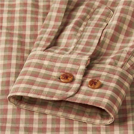 DAMEN-LANGARMBLUSE HARKILA SELJA LADY L/S CHECK - ROSA