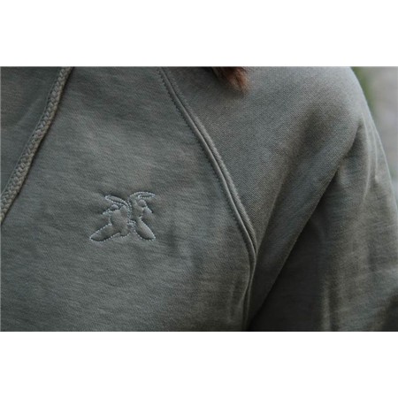 DAMEN-SWEATSHIRT LE PAIRON BÉCASSIER MIT KAPUZE - KHAKI
