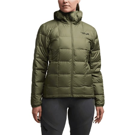 DAMENJACKE - OLIVGRÜN SITKA MICRODOWN HOODED - OLIVE GREEN