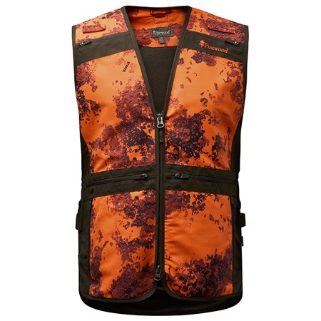 Damenweste Pinewood Furudal Hunter Pro 2.0 Camou - Strata Blaze/Moss Green
