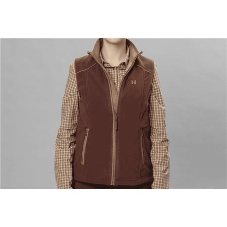 DAMES BODYWARMER HARKILA SANDHEM 200 WOMEN - BORDEAUX