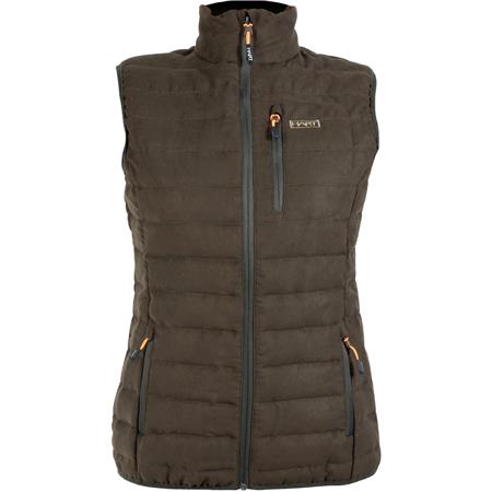Dames Mouwloze Gilet Hart Montaraz-V - Bruin