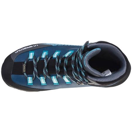 DAMESKO LA SPORTIVA TRANGO TRK LEATHER WOMAN GTX - OPAL/PACIFIC BLÅ