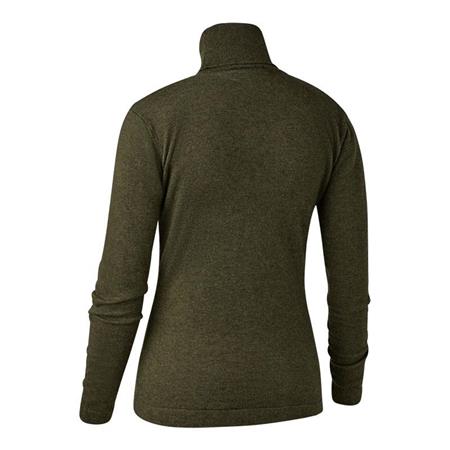 DAMESWEATER DEERHUNTER LADY DARLINGTON ROLL NECK - KAKI