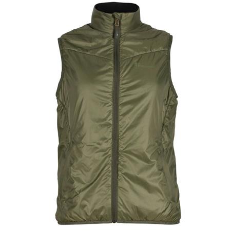 Damevest Pinewood Wool Insulated Midlayer - Mosgrøn