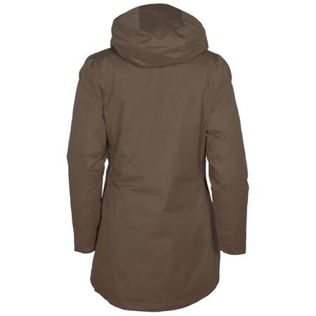 DAMJACKA PINEWOOD VÄRNAMO PADDED W - BRUN