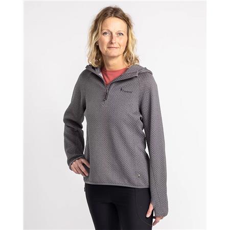 DAMSKA BLUZA PINEWOOD EVERYDAY TRAVEL HOODIE W - SZARY