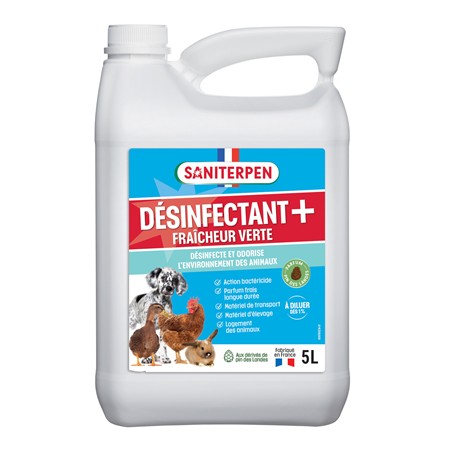 Désinfectant Saniterpen Plus Fraicheur Verte