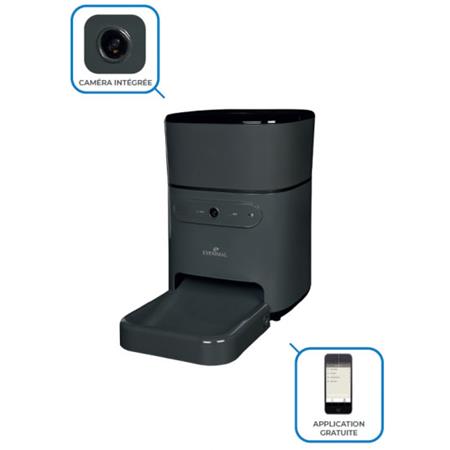 DISPENSADOR DE PIENSO CONECTADO CON CÁMARA EYENIMAL SMART TINY PET FEEDER