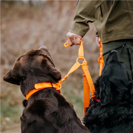 DOG LEASH EUROHUNT 3-IN-1 TRAINING WITH CARABINERS