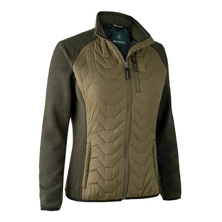 Doudoune Femme Deerhunter Lady Beth Padded With Knit - Kaki