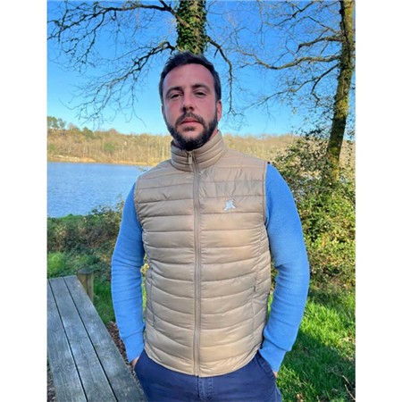 Doudoune Sans Manche Homme Le Pairon Bécassier - Beige