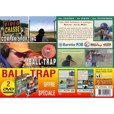 Dvd - Ball Trap - Caccia Video - Ball Trap - Video Chasse - Lot De 2