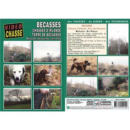 Dvd - Becasse : Chasses D'irlande, Terre De Becasses  - Chasse Du Petit Gibier - Video Chasse