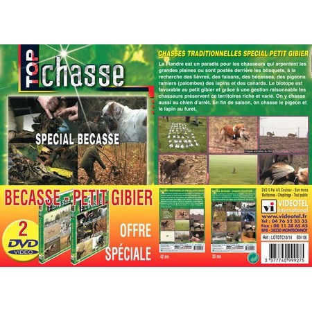 Dvd - Beccaccia E Piccola Selvaggina - Top Caccia - Pack Di 2