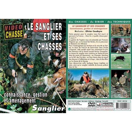 Dvd - Le Sanglier Et Ses Chasses : Connaissance, Gestion, Aménagement  - Chasse Du Grand Gibier - Vidéo Chasse