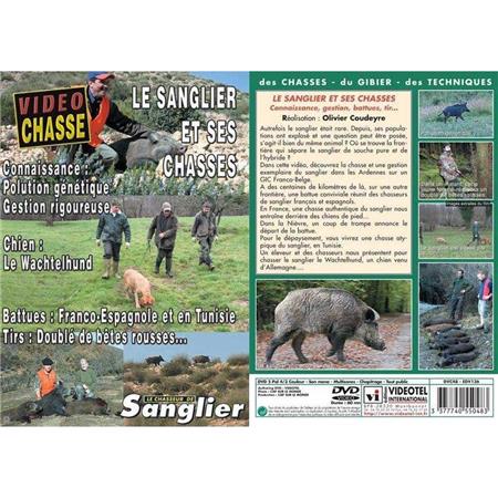 Dvd - Le Sanglier Et Ses Chasses : Connaissance, Gestion, Chien, Tirs  - Chasse Du Grand Gibier - Vidéo Chasse