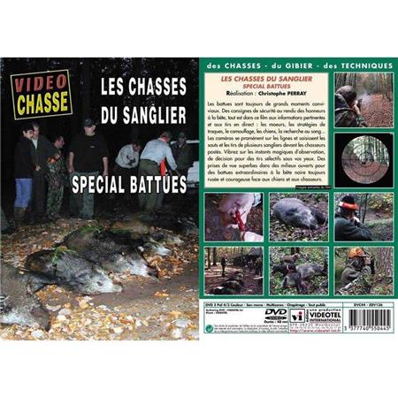 Dvd - Les Chasses Du Sanglier : Spécial Battues  - Chasse Du Grand Gibier - Vidéo Chasse