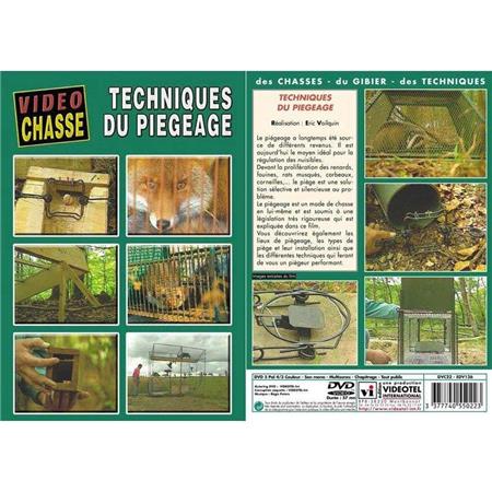 Dvd - Techniques Du Piégeage  - Chasse Du Petit Gibier - Vidéo Chasse